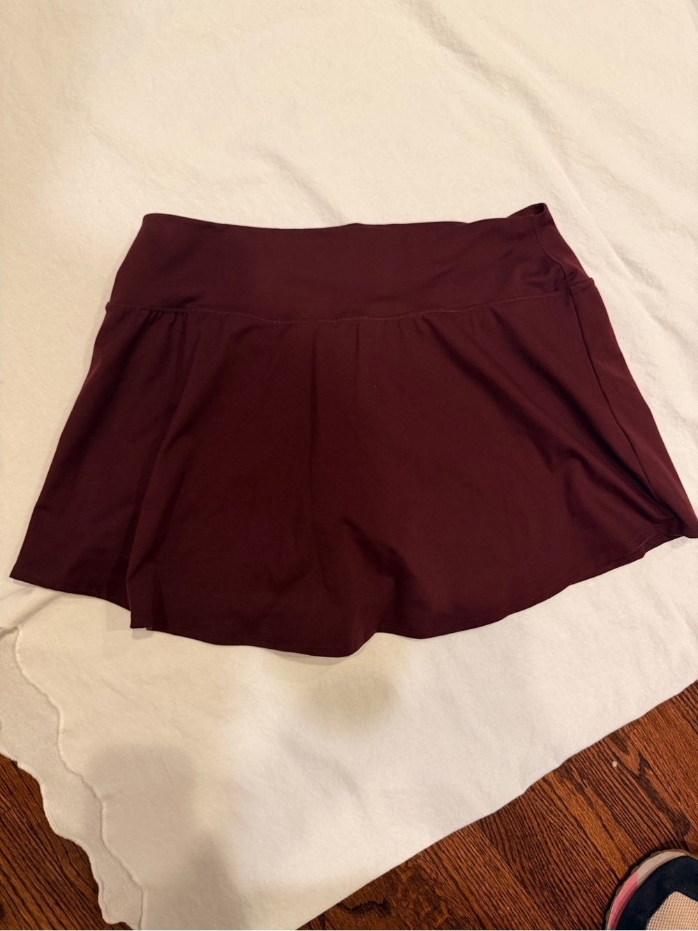 Nike Women's Deep Burgundy Athletic Skort - Picture 2 of 4
